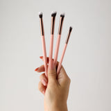 Luxie Classic Eye Brush Set - Rose Gold