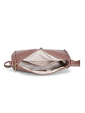 MARINA GALANTI Nude Color Soft PU Material Medium Size Crossbody Bag - MB0341CY2067