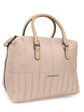MARINA GALANTI Beige Color Soft PU Material Medium Size Bowling Bag - MB0342BG2004