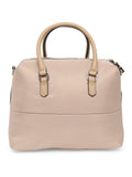 MARINA GALANTI Beige Color Soft PU Material Medium Size Bowling Bag - MB0342BG2004
