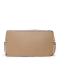 MARINA GALANTI Beige Color Soft PU Material Medium Size Bowling Bag - MB0342BG2004