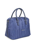 MARINA GALANTI Blue Color Soft PU Material Medium Size Bowling Bag - MB0342BG2016