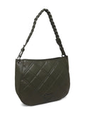 MARINA GALANTI Olive Color Soft PU Material Medium Size Hobo - MB0343HO2029