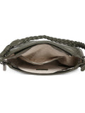 MARINA GALANTI Olive Color Soft PU Material Medium Size Hobo - MB0343HO2029