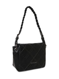 MARINA GALANTI Black Color Soft PU Material Medium Size Shoulder Bag - MB0343SR2001