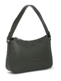 Olive Color Soft PU Material Crossbody Bag