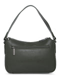 Olive Color Soft PU Material Crossbody Bag