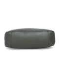 Olive Color Soft PU Material Crossbody Bag