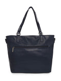 MARINA GALANTI Navy Color Soft PU Material Medium Size Shopping Bag - MB0345SG3014