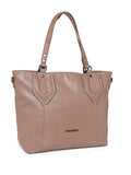 MARINA GALANTI Nude Color Soft PU Material Medium Size Shopping Bag - MB0345SG3067