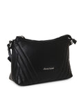 MARINA GALANTI Black Color Soft PU Material Medium Size Crossbody Bag - MB0347CY2001
