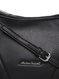 MARINA GALANTI Black Color Soft PU Material Medium Size Crossbody Bag - MB0347CY2001
