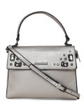 MARINA GALANTI Gun Color Soft PU Material Medium Size Shoulder Bag - MB0349SR2056