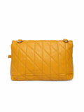 MARINA GALANTI Dark Yellow Color Soft PU Material Medium Size Crossbody Bag - MB0350CY2012