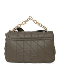 MARINA GALANTI Olive Color Soft PU Material Medium Size Flap Bag - MB0350FP2029