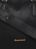 MARINA GALANTI Black Color Soft PU Material Medium Size Handbag - MB0351HG2001