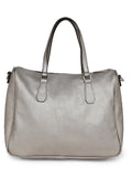 MARINA GALANTI Gun Color Soft PU Material Medium Size Handbag - MB0351HG2056