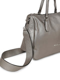 MARINA GALANTI Gun Color Soft PU Material Medium Size Handbag - MB0351HG2056