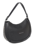 MARINA GALANTI Black Color Soft PU Material Medium Size Hobo - MB0353HO1001