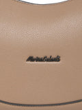 MARINA GALANTI Beige Color Soft PU Material Medium Size Hobo - MB0353HO1010