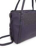 MARINA GALANTI Purple Color Soft PU Material Medium Size Shopping Bag - MB0353SG3026