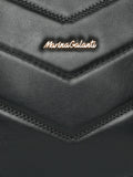 MARINA GALANTI Black Color Soft PU Material Medium Size Pouch - MB0355PH2001