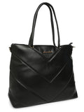 MARINA GALANTI Black Color Soft PU Material Medium Size Shopping Bag - MB0355SG3001
