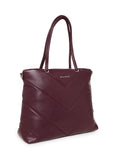 MARINA GALANTI Purple Color Soft PU Material Medium Size Shopping Bag - MB0355SG3026