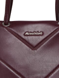 MARINA GALANTI Purple Color Soft PU Material Medium Size Shopping Bag - MB0355SG3026