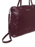 MARINA GALANTI Purple Color Soft PU Material Medium Size Shopping Bag - MB0355SG3026
