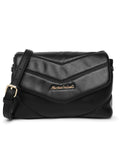 MARINA GALANTI Black Color Soft PU Material Medium Size Shoulder Bag - MB0355SR2001