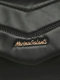 MARINA GALANTI Black Color Soft PU Material Medium Size Shoulder Bag - MB0355SR2001