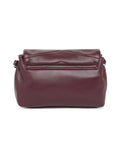MARINA GALANTI Maroon Color Soft PU Material Medium Size Shoulder Bag