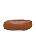 MARINA GALANTI Brown Color Soft PU Material Medium Size Baguette - MB0356BE2007