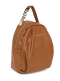 MARINA GALANTI Brown Color Soft PU Material Medium Size Backpack