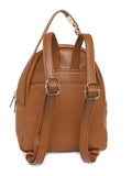 MARINA GALANTI Brown Color Soft PU Material Medium Size Backpack