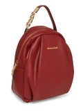 MARINA GALANTI Red Color Soft PU Material Medium Size Backpack - MB0356BK1069