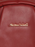 MARINA GALANTI Red Color Soft PU Material Medium Size Backpack - MB0356BK1069
