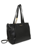 MARINA GALANTI Black Color Soft PU Material Medium Size Shopping Bag - MB0356SG3001