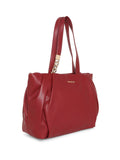 MARINA GALANTI Red Color Soft PU Material Shopping Bag