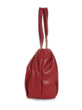 MARINA GALANTI Red Color Soft PU Material Shopping Bag