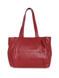 MARINA GALANTI Red Color Soft PU Material Shopping Bag