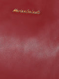 MARINA GALANTI Red Color Soft PU Material Shopping Bag