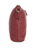MARINA GALANTI Wine Color Soft PU Material Medium Size Crossbody Bag - MB0359CY2021