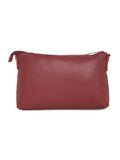 MARINA GALANTI Wine Color Soft PU Material Medium Size Crossbody Bag - MB0359CY2021