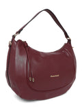 MARINA GALANTI Wine Color Soft PU Material Medium Size Hobo - MB0360HO3021