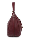 MARINA GALANTI Wine Color Soft PU Material Medium Size Hobo - MB0360HO3021