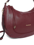 MARINA GALANTI Wine Color Soft PU Material Medium Size Hobo - MB0360HO3021
