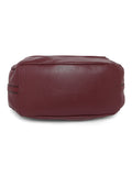 MARINA GALANTI Wine Color Soft PU Material Medium Size Hobo - MB0360HO3021