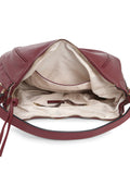 MARINA GALANTI Wine Color Soft PU Material Medium Size Hobo - MB0360HO3021